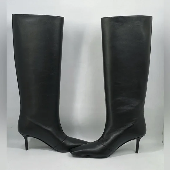 Acne Studios Bezither Leather Knee-High Boots size 37 - Picture 6 of 16